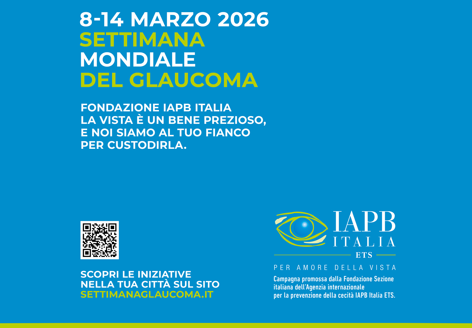 settimana del glaucoma 2026 