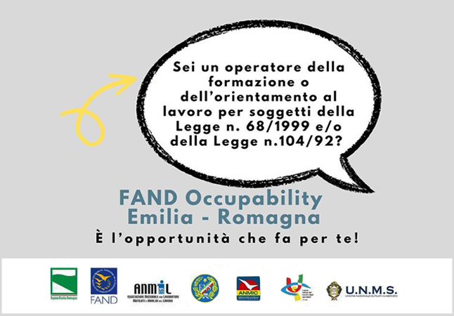 FAND Occupability - Le realtà coinvolte e loro contatti